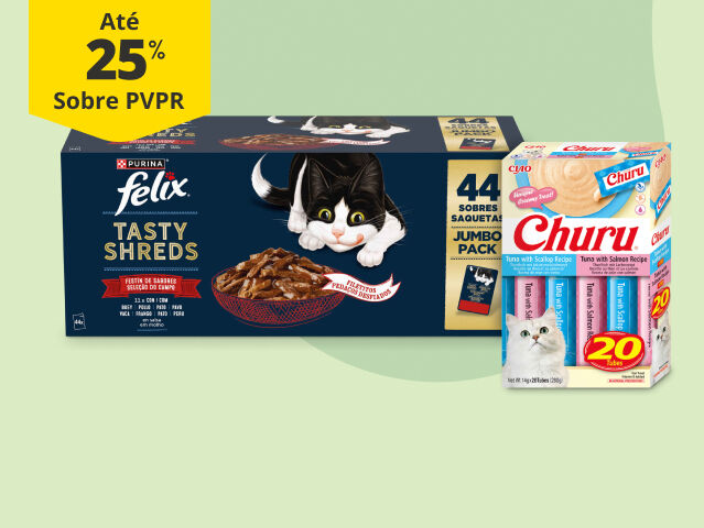 At&eacute; 25% PVPR em h&uacute;midos e snacks 